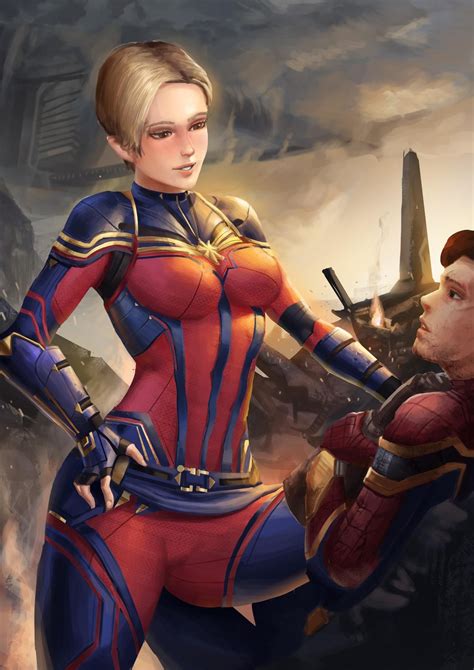 Spider Man And Captain Marvel Porn Videos 